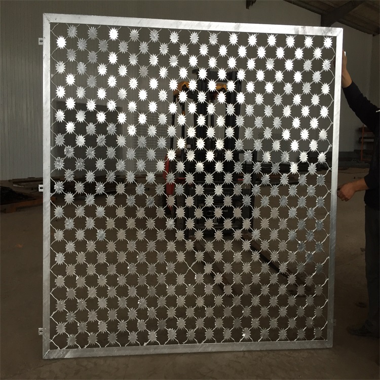 太陽花鋼網墻圖片2